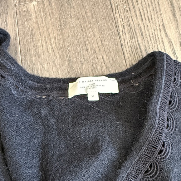 Sézane Black Cardigan - Picture 2 of 5